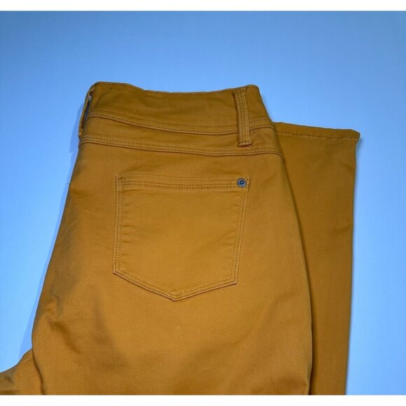 No Boundaries Women’s Mid Rise Skinny Jeggings Yellow Stretch Pants Size 15 - Picture 6 of 6